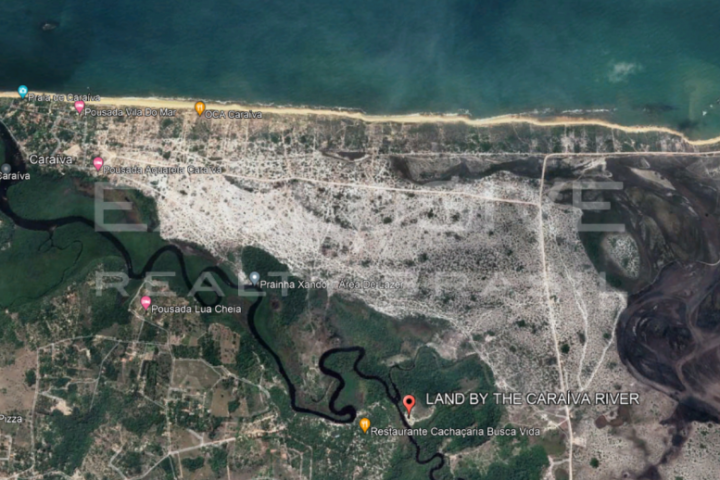 Development land with 197 m on the Caraíva river