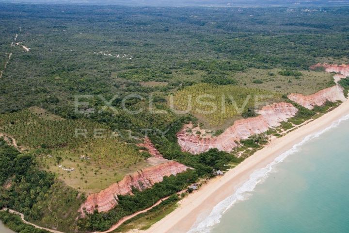 Área de 318 hectares para empreendimento no alto da falésia acima da praia do Taípe