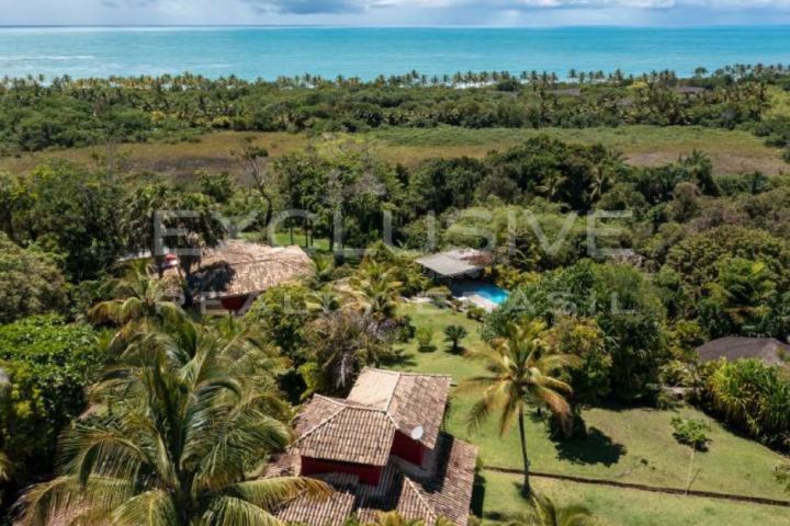 Casa com vista para o mar, bangalô e chalé em 6.000 m², Alto do Segredo