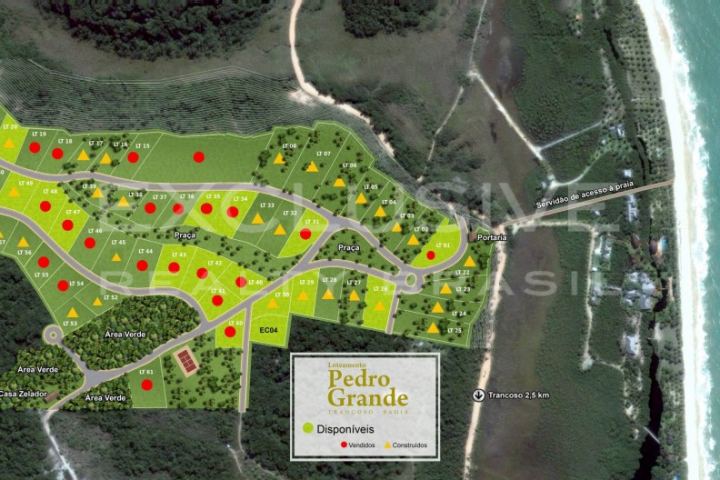 2,421 m² sea-view plot, Pedro Grande